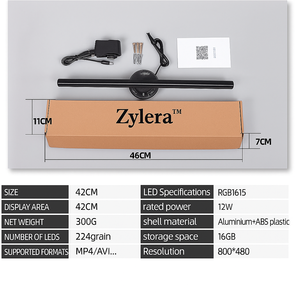 Zylera™ 3D Hologram Display Fan