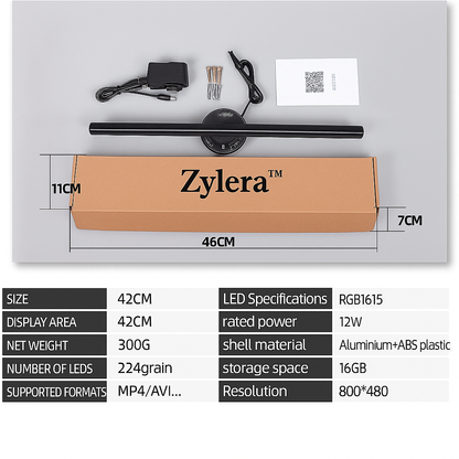 Zylera™ 3D Hologram Display Fan